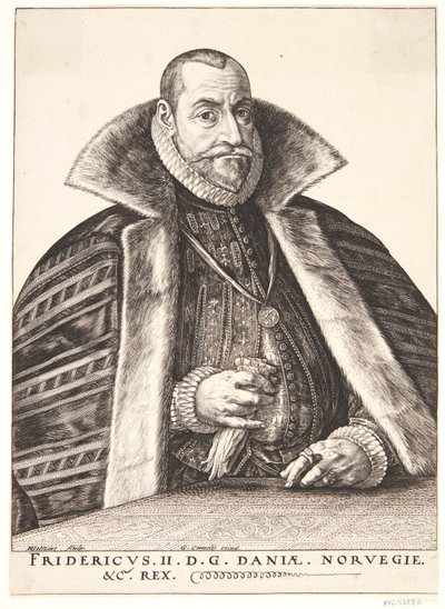 duński: Frederik II, król Danii i Norwegii autorstwa Hendrik Goltzius