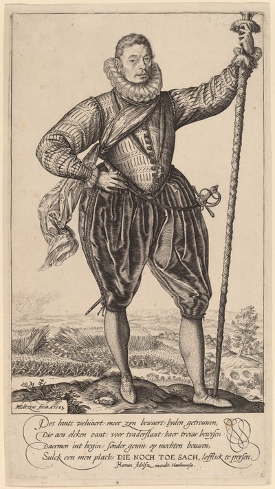 Gerrit de Jong autorstwa Hendrik Goltzius