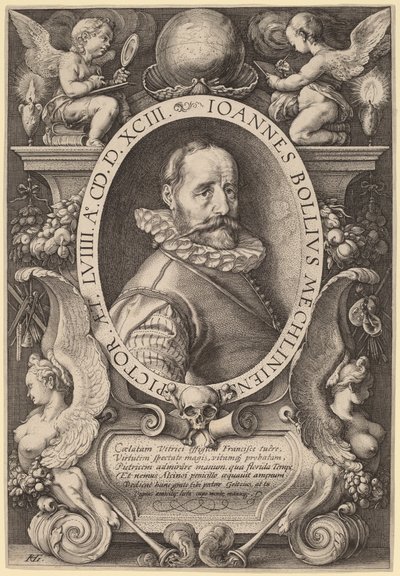 Hans Bol autorstwa Hendrik Goltzius