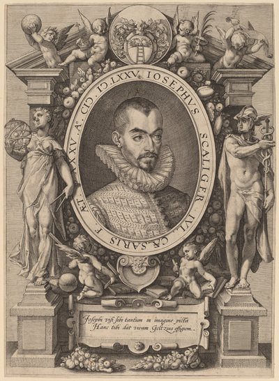Józefa Justusa Scaligera autorstwa Hendrik Goltzius