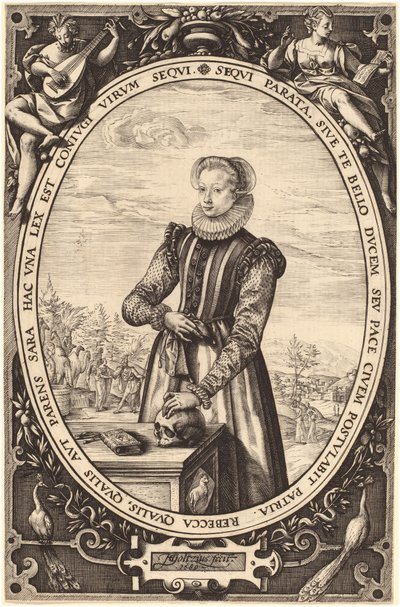 Josina Hamels autorstwa Hendrik Goltzius