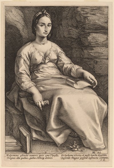 Melpomene autorstwa Hendrik Goltzius