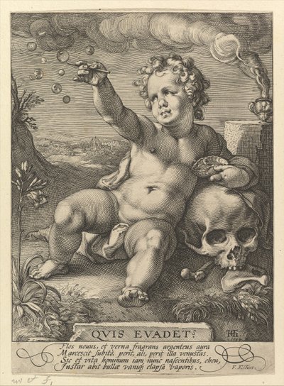 Kto ucieknie, 1594 autorstwa Hendrik Goltzius