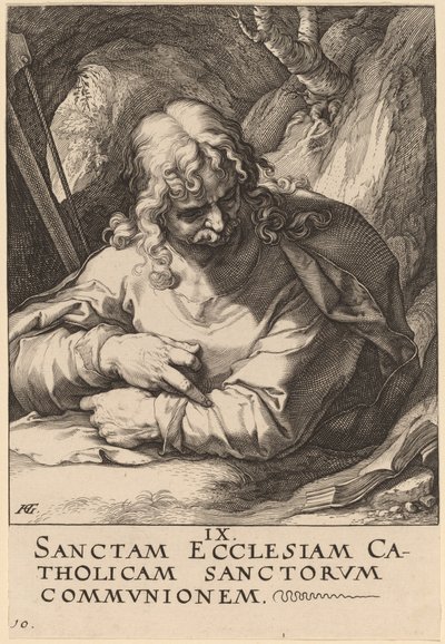 Święty Jakub Mniejszy autorstwa Hendrik Goltzius