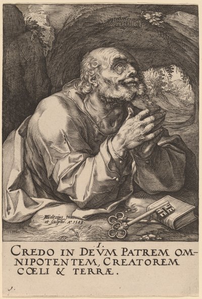 Święty Piotr autorstwa Hendrik Goltzius