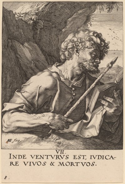 Święty Tomasz autorstwa Hendrik Goltzius