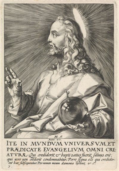 Przed Salvatore, C.3 (Grawerowanie) autorstwa Hendrik Goltzius
