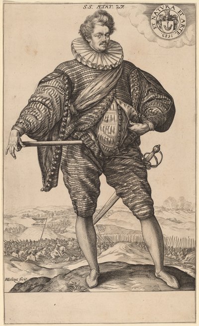 Stanislaw Sobocki (?) autorstwa Hendrik Goltzius