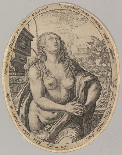 Zuzanna, 1583. autorstwa Hendrik Goltzius