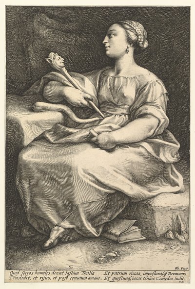 Thalia.n.d. autorstwa Hendrik Goltzius