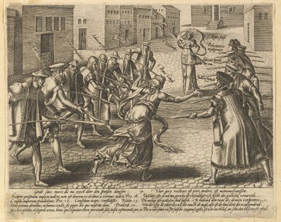Nadużycia prawa, tab. 7.n.d. autorstwa Hendrik Goltzius