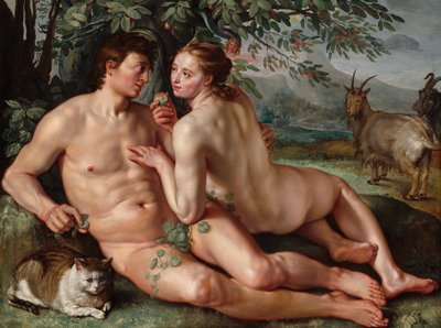 Upadek człowieka, 1616. autorstwa Hendrik Goltzius