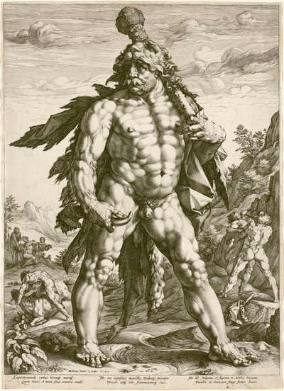 Wielki Herkules autorstwa Hendrik Goltzius