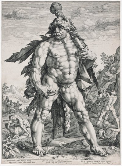 Wielki Herkules autorstwa Hendrik Goltzius