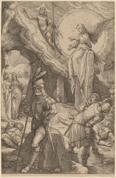 Zmartwychwstanie autorstwa Hendrik Goltzius