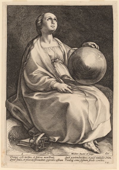 Urania autorstwa Hendrik Goltzius