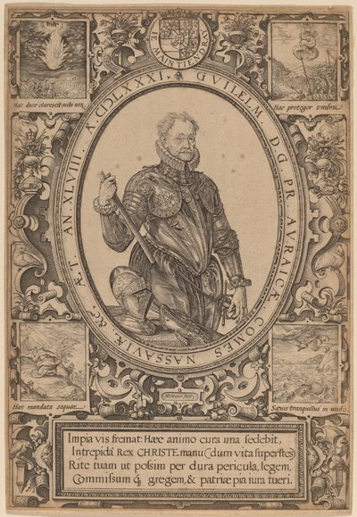 William, hrabia Nassau, książę Orange autorstwa Hendrik Goltzius