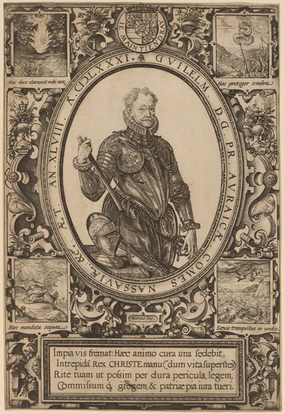 William, hrabia Nassau, książę Orange autorstwa Hendrik Goltzius