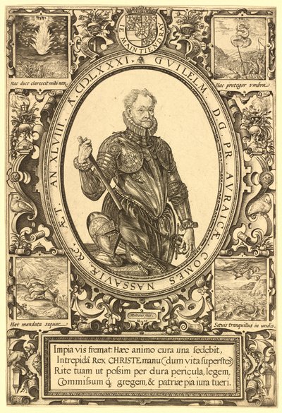 William, hrabia Nassau, książę Orange autorstwa Hendrik Goltzius