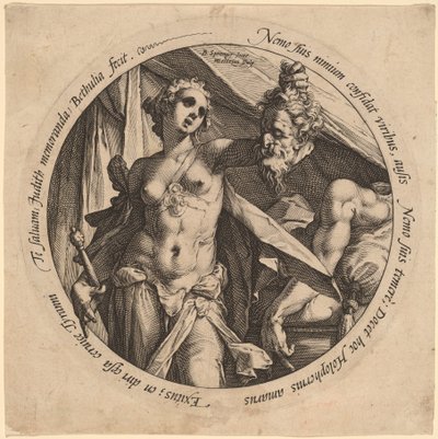 Judyta z głową Holofernesa autorstwa Hendrik Goltzius, after Bartholomaeus Spranger