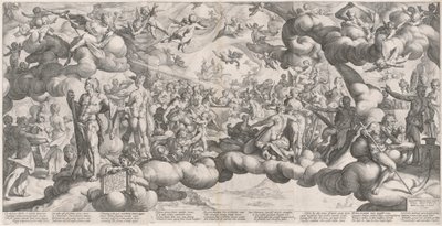 Wesele Kupidyna i Psyche autorstwa Hendrik Goltzius after Bartholomaeus Spranger