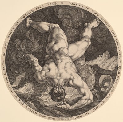 Tantal autorstwa Hendrik Goltzius, after Cornelis Cornelisz van Haarlem