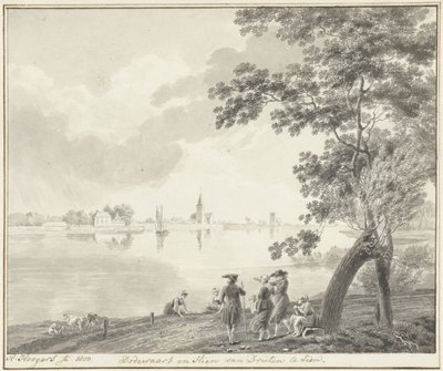 Widok Dodewaard i Hien autorstwa Hendrik Hoogers