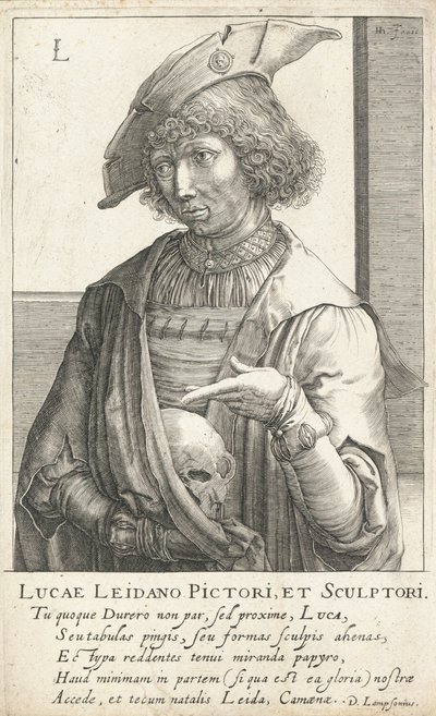 Lucas van Leyden, holenderski grawer i malarz autorstwa Hendrik I Hondius