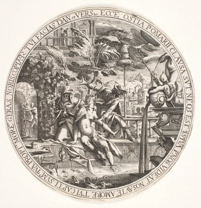 Zuzanna w wannie autorstwa Hendrik I Hondius
