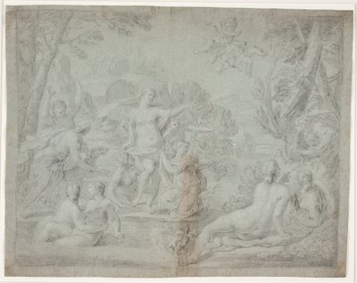 Diana i Akteon. (Owidiusz, Net., III, 175 nn.) autorstwa Hendrik Krock
