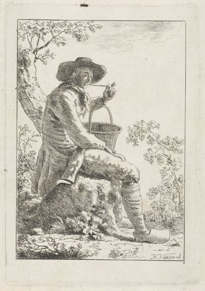 Palący rolnik autorstwa Hendrik Kuipers