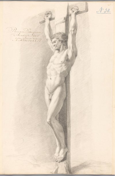 Chrystus na krzyżu (I nagroda 1784) autorstwa Hendrik Louw