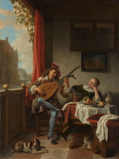 Gracz na lutni autorstwa Hendrik Martensz Sorgh