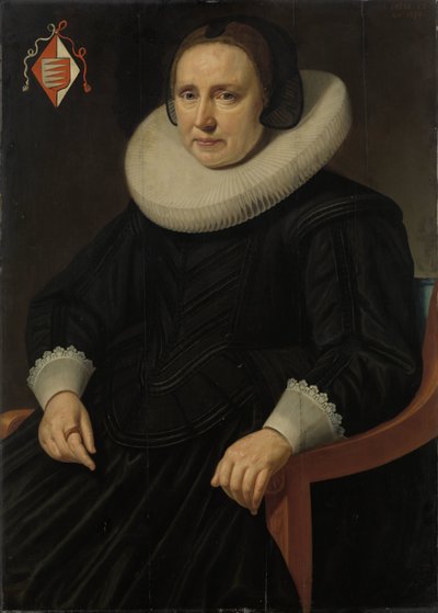 Portret Sary Sweerts de Weert, drugiej żony Antoniusa Antonidesa van der Linden autorstwa Hendrik Meerman