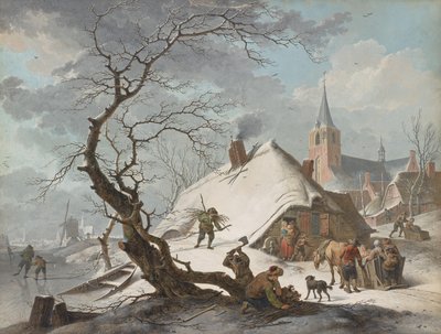 Scena zimowa autorstwa Hendrik Meyer