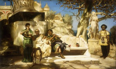 Siesta patrycjusza autorstwa Henryk Siemiradzki