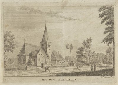 Widok Hoevelaken Wieś Hoeflaken (tytuł na obiekcie) autorstwa Hendrik Spilman