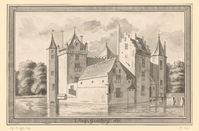Widok zamku Assumburg koło Heemskerk, 1640 