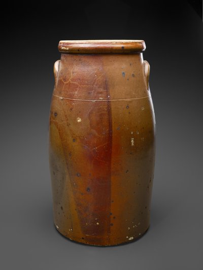 Churn, ok. 1880-1905 (kamionka szkliwiona) autorstwa Hendrik Voogd