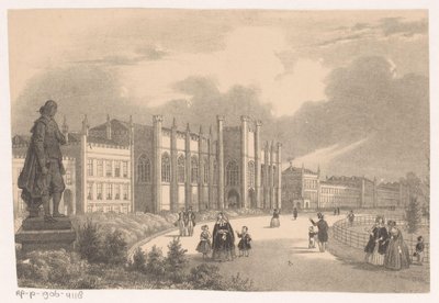 Widok Willemshof w Willemspark około 1849 r. autorstwa Hendrik Wilhelmus Last