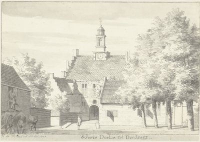 Św. Jorisdoelen w Dordrecht autorstwa Hendrik de Winter
