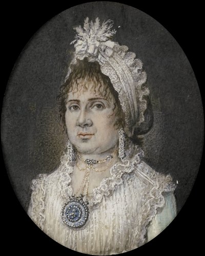 Katarzyna Teresa Weber (1760/61-1847). Żona Joannesa Titsingha, Amsterdam autorstwa Hendrik van Overklift (possibly)