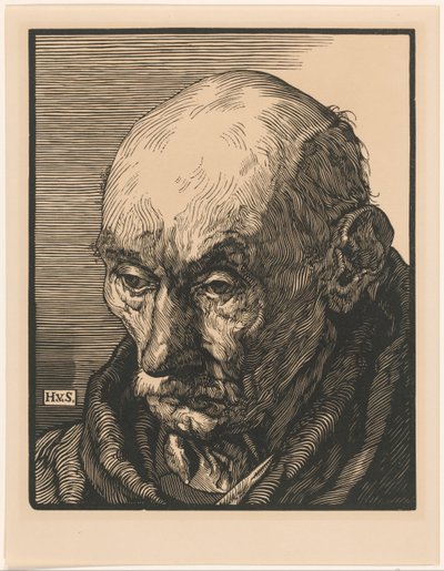 Portret nieznanego starca autorstwa Hendrik van Straten