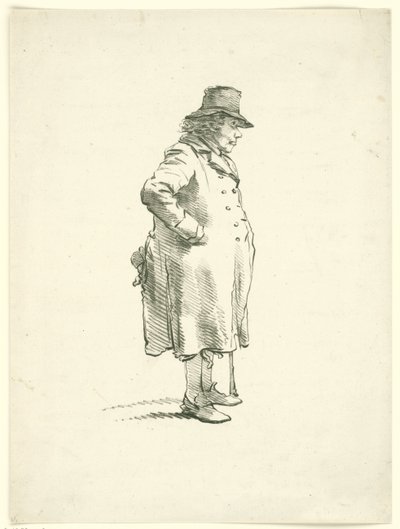 Portret żebraka Hendrika Delbroecka autorstwa Hendrik van der Burgh
