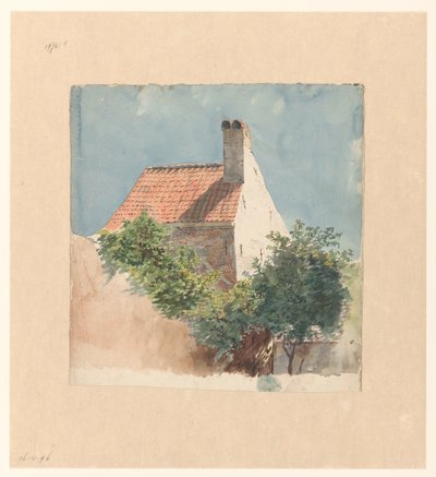Studium domu murowanego autorstwa Hendrik van der Burgh