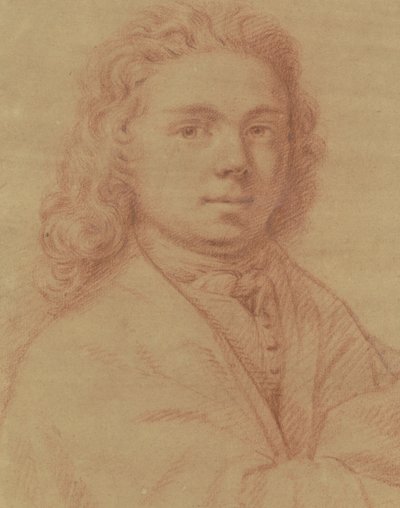 Autoportret rysownika Hendrika van der Vugt autorstwa Hendrik van der Vugt
