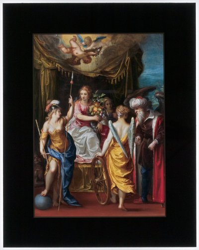 Minerwa, obfitość i szczęście autorstwa Hendrik van the Elder Balen