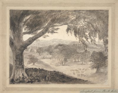 Longleat z Park Hill autorstwa Heneage Finch fourth Earl of Aylesford