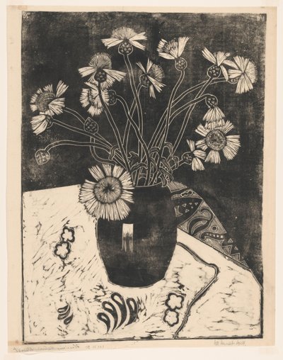 Kwiaty w wazonie autorstwa Henk Henriët (signed by artist)