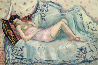 Anita w różowej bluzce autorstwa Henri Charles Manguin